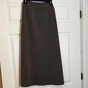 Kim Rogers Classic Brown Maxi Skirt